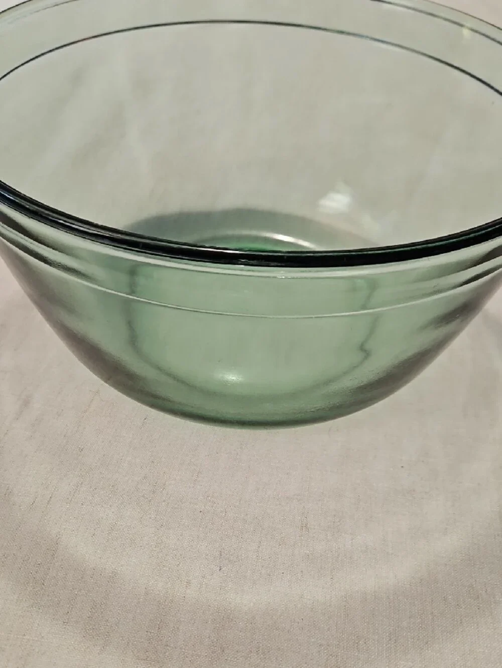 Vintage Rare Collectible Anchor Hocking Green Color Ovenware 4 Qt Mixing Bowl